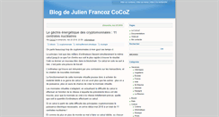 Desktop Screenshot of julien.francoz.net